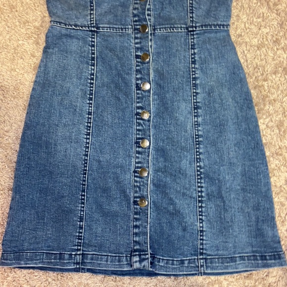 Aeropostle Denim Button-Up Dress - Picture 4 of 6